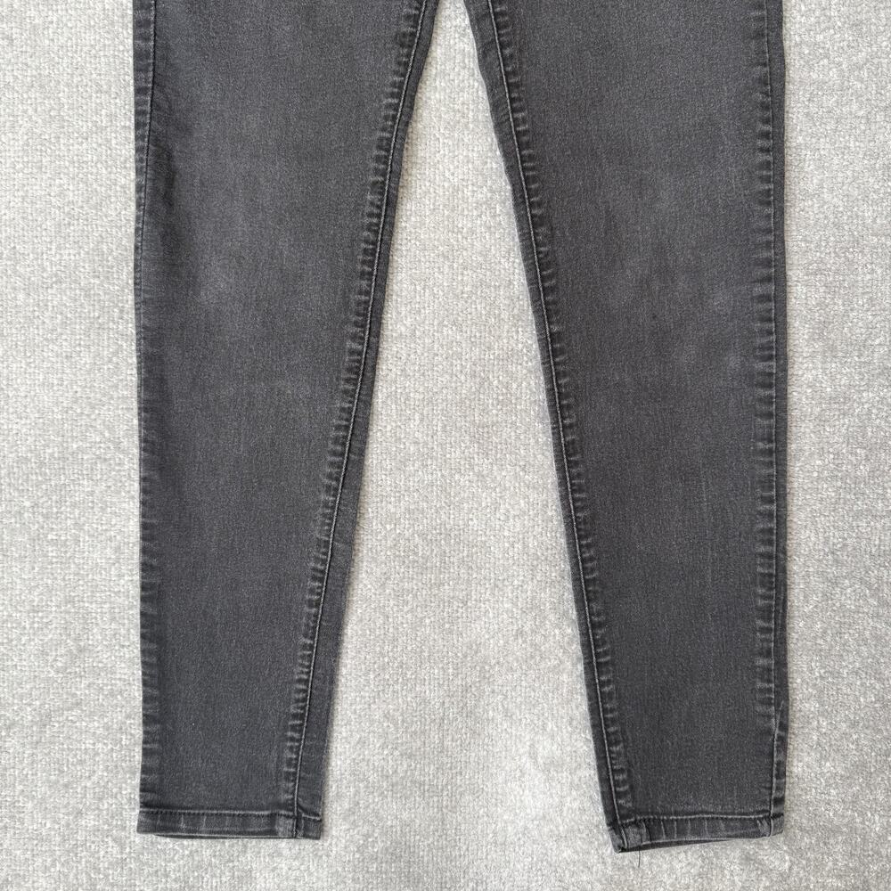 Democracy Jeans Womens 4 Black Gray Ab Technology Jegging Skinny Stretch Denim - Picture 3 of 12